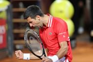 Novak Djokovic at the 2021 Italian Open